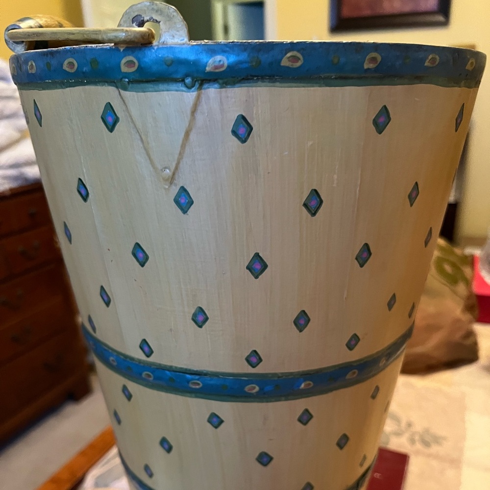 Tall decorative bucket
